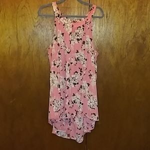 Women's 3x flower tank top